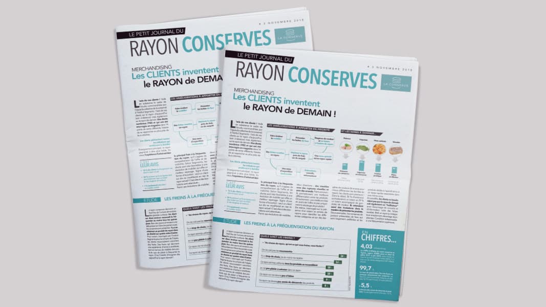 Demandez le petit journal du rayon conserve N°3 !